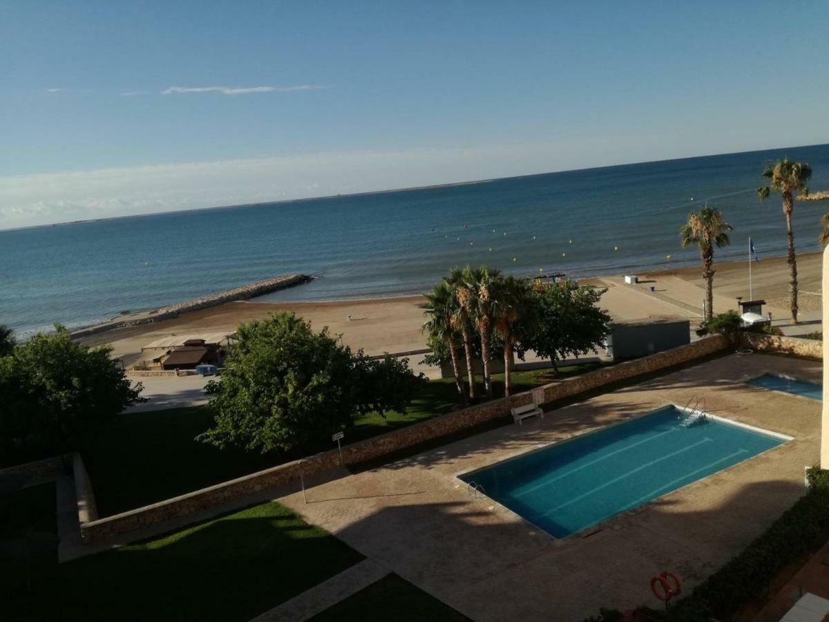 Sant Carlos de la Ràpita Atico Primer Linea De Mar Con Piscina En Ebrehogar מראה חיצוני תמונה